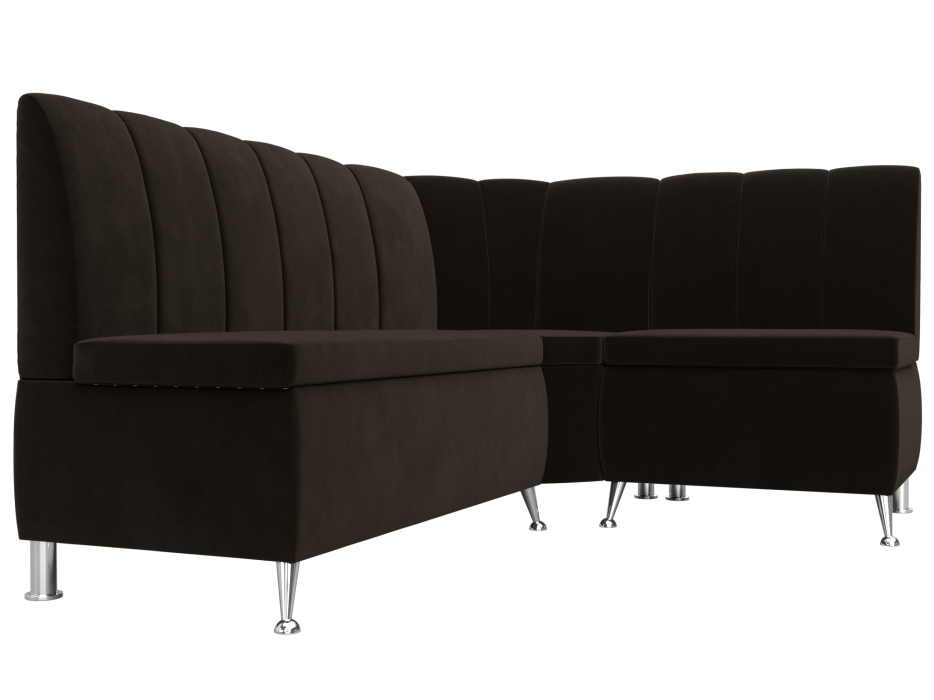 Диваны угловые кухонные, Диван кухонный угловой Кантри правый угол, микровельвет