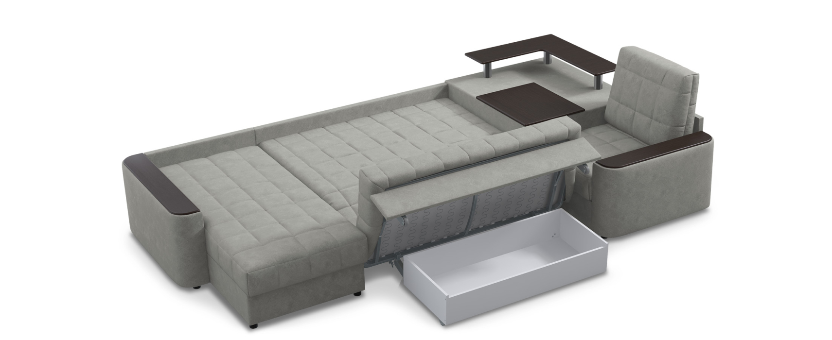 Мягкая мебель, Диван угловой аккордеон Даллас 018