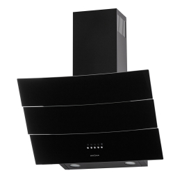 Вытяжка кухонная INGA 600 black push button