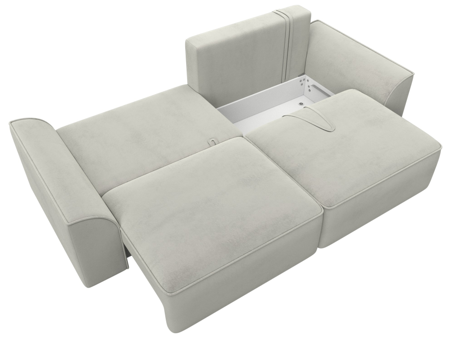 Диваны еврокнижки, Диван прямой Лига-048 НПБ, велюр TOWER