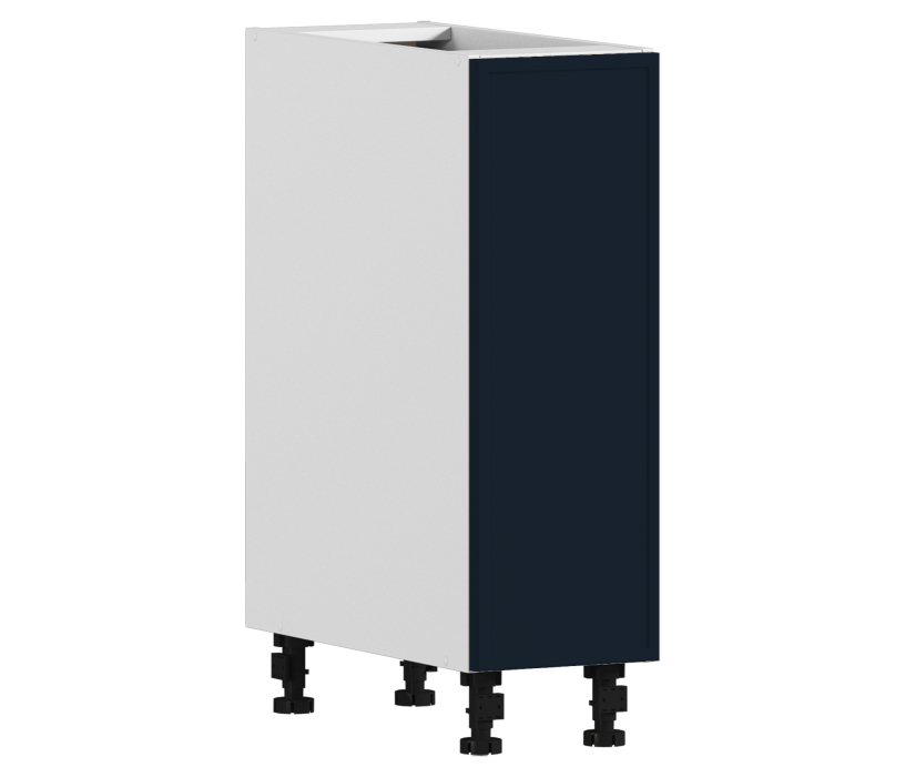 , Регина РС-25 Шкаф-стол Белый/МДФ Квадро Синий