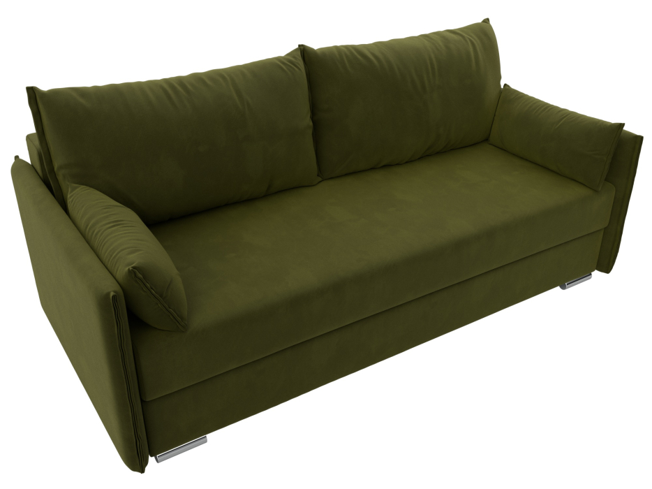 Диваны выкатные, Прямой диван Сайгон, микровельвет