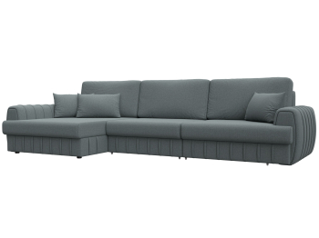 Диван угловой Лига-057 НПБ Лонг угол левый, рогожка Амур