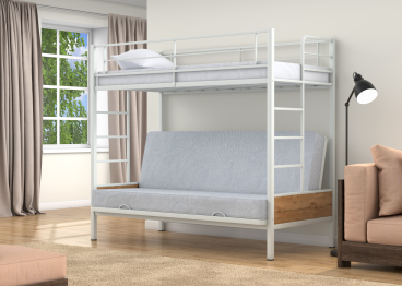 Двухъярусная кровать-диван Дакар 1 (вставки дуб ватан)