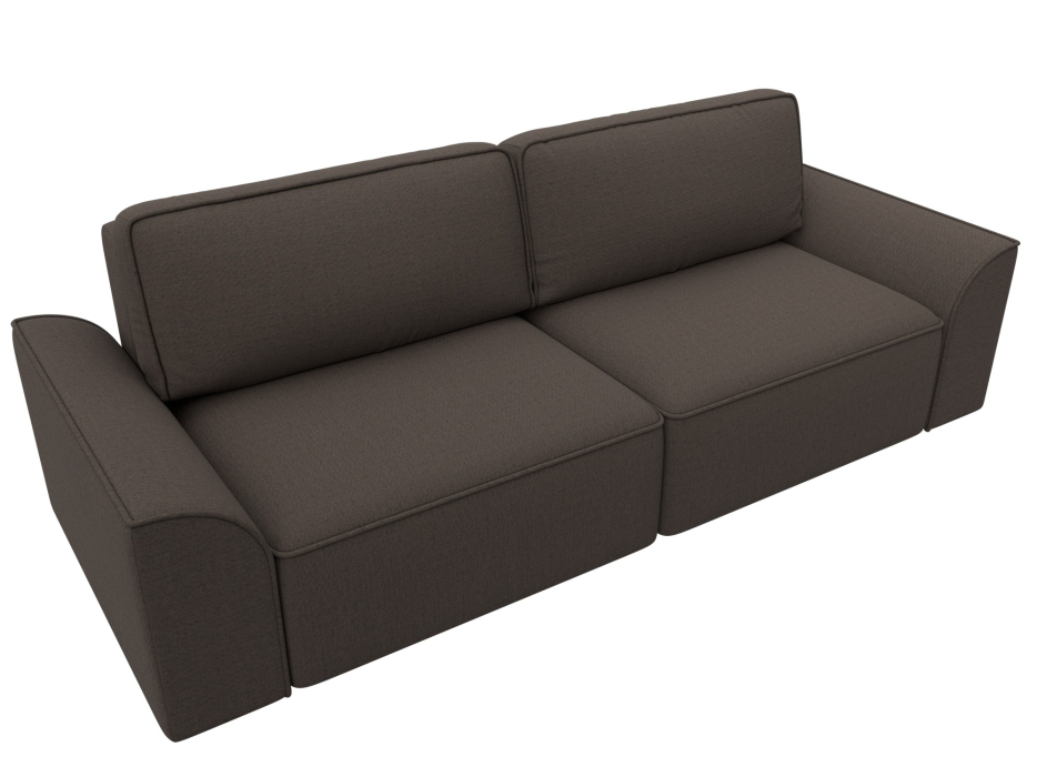 Диваны еврокнижки, Диван прямой Лига-048 НПБ, рогожка Амур