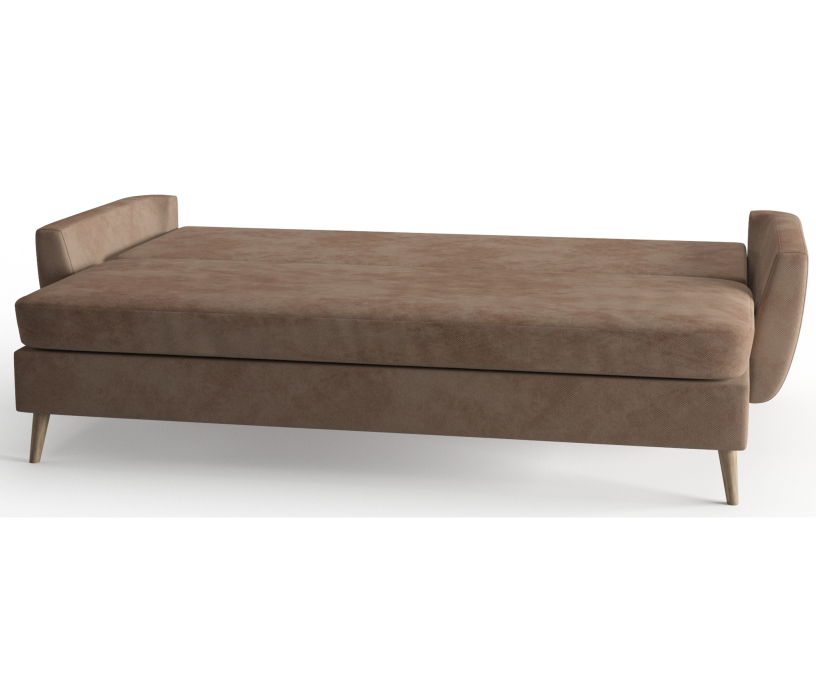 Диваны с ящиком для белья, Диван-кровать Норфолк, независимый пружинный блок, велюр