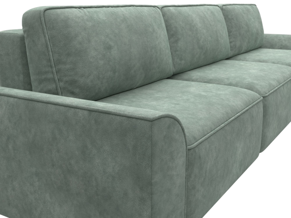 Диваны еврокнижки, Диван прямой Лига-048 НПБ Лонг, велюр BRUT