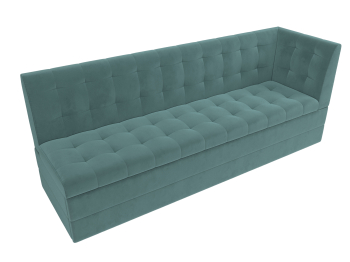 Кухонный диван Бриз с углом справа, велюр