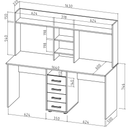 Письменный стол Остин-16