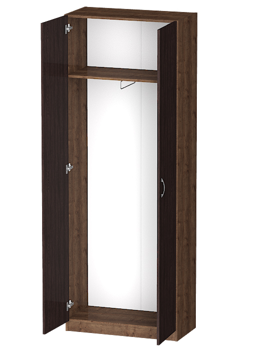 Для одежды, Распашной шкаф Лайф для одежды 80*40*215 Дуб экспрессив