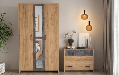 Шкаф для одежды Бордо 85.01 (3х дв.)