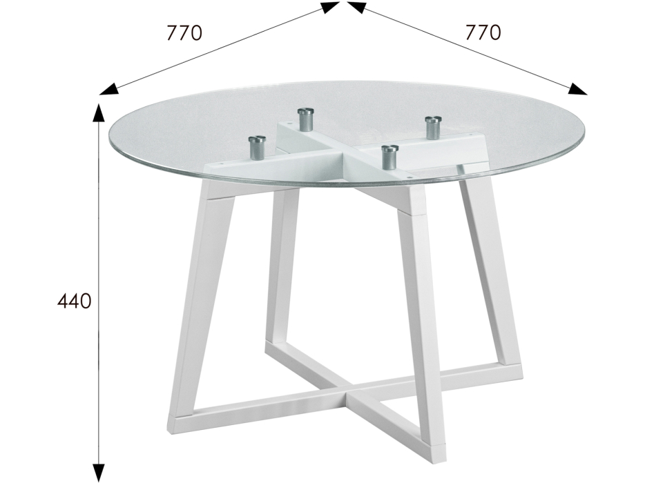 Журнальные столики, Стол журнальный Мебелик Рилле 445