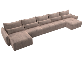 Диван п-образный Лига-051 НПБ МегаЛонг, велюр TOWER