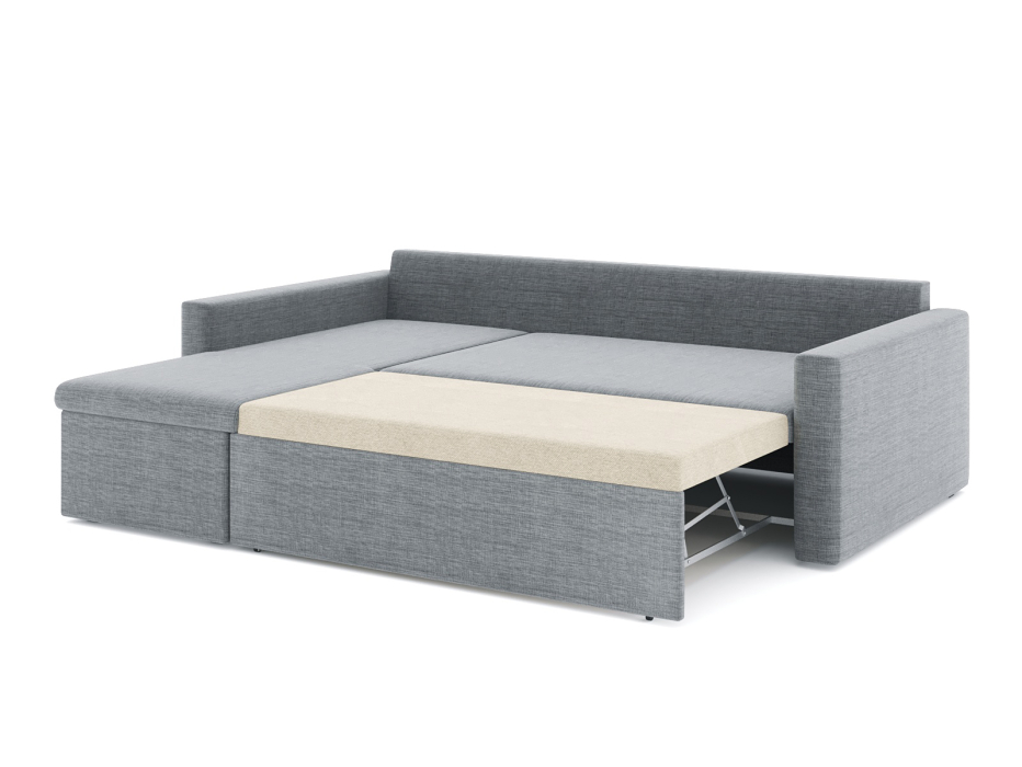 Диваны угловые в гостиную, Диван-кровать угловой Турин дельфин, рогожка