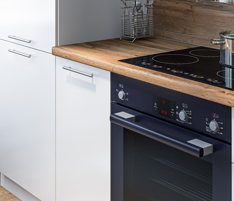 Кухонные гарнитуры, Кухонный гарнитур Регина Белый/Анна МДФ Белый глянец 2,4 м