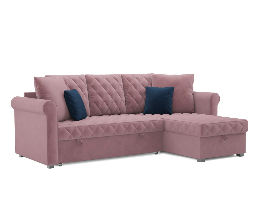 Диваны угловые в гостиную, Диван угловой Берлин (Велюр)