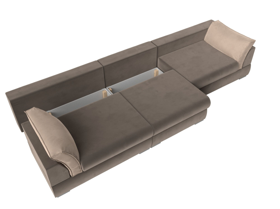 Диваны прямые кухонные, Прямой диван Пекин Long, велюр