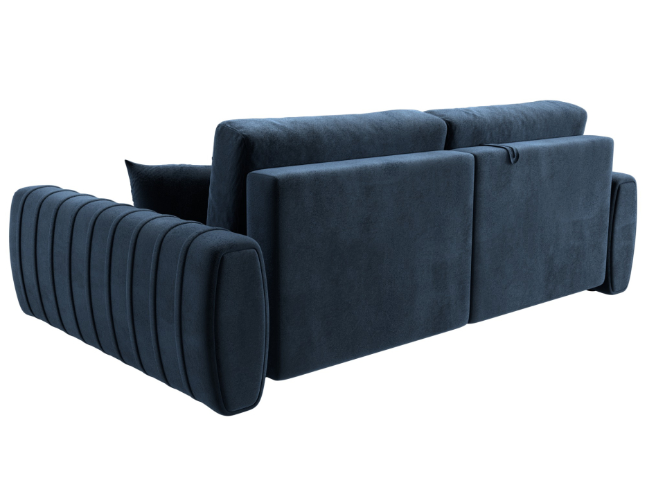 Диваны угловые в гостиную, Диван угловой Лига-057 НПБ угол правый, велюр TOWER