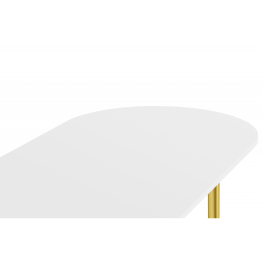 Стол Хьюго О 160 х 90 (золотые ноги)