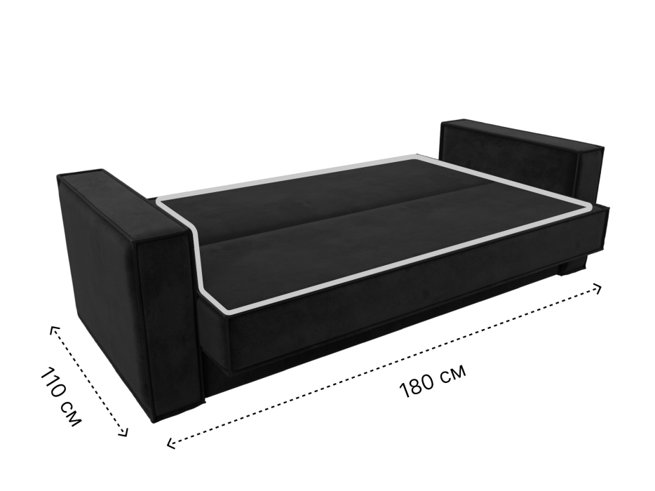 Диваны книжки, Диван-книжка Куба, велюр