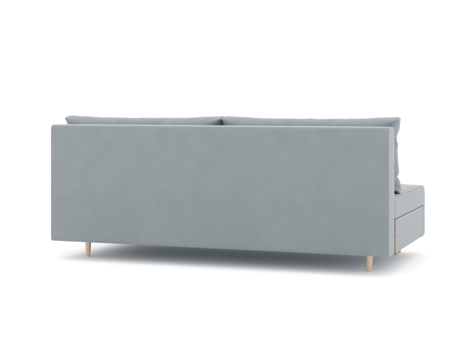 Диваны еврокнижки, Диван-кровать Милли без подлокотников, велюр