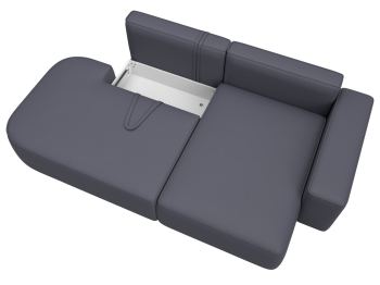 Диван угловой Лига-065 угол правый, экокожа GRIFON