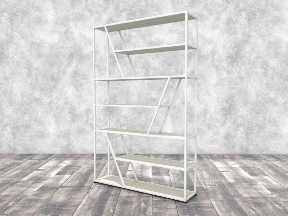 Открытые, Стеллаж Айсберг Лофт 130х200 Белый