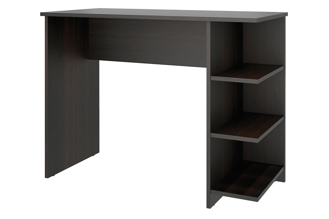 Прямые компьютерные столы, Стол с полками Алекс