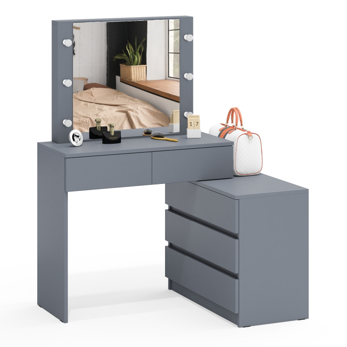 С зеркалом, Туалетный столик с подсветкой 110