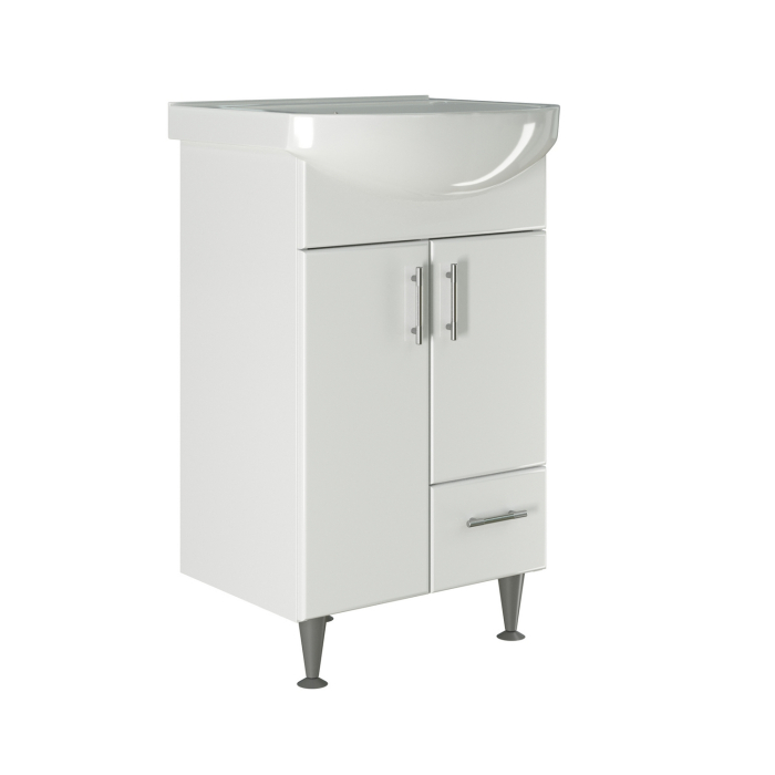 Тумбы без раковины, Тумба д/ванной ВЕСТА-52 под умывальник Альфана-52 (ПВХ)