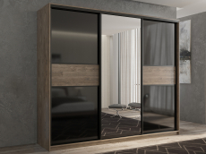 Шкафы-купе 3-х дверные, Шкаф-купе 3х дверный Кааппи 9 240х45
