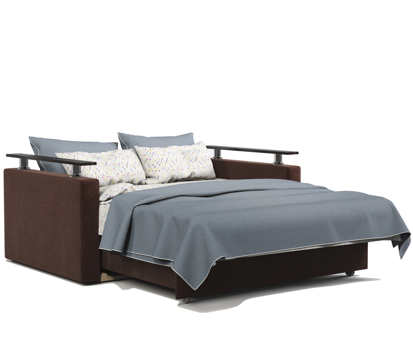 Диваны с ящиком для белья, Диван-кровать Шарм 120, Велюр