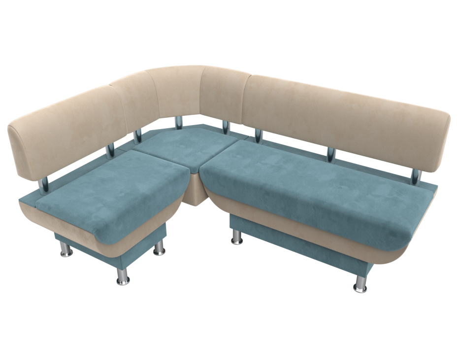 Кухонные уголки, Кухонный угловой диван Альфа левый угол, велюр