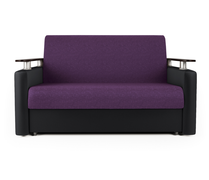 Диваны, Диван-кровать Шарм 140, рогожка/экокожа