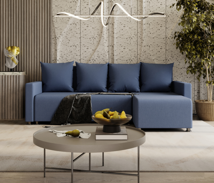 Диваны угловые в гостиную, Угловой диван-кровать Челси