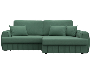 Диван угловой Лига-057 НПБ угол правый, рогожка Амур