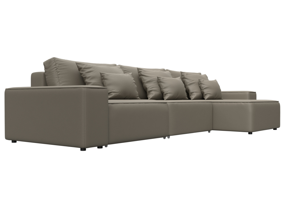 Диваны угловые в гостиную, Диван угловой Лига-074 угол универсальный, экокожа GRIFON