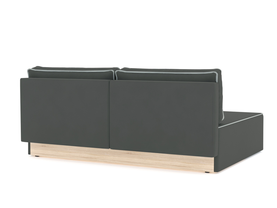 Диваны угловые в гостиную, Диван-кровать угловой еврокнижка Блюм Некст, велюр