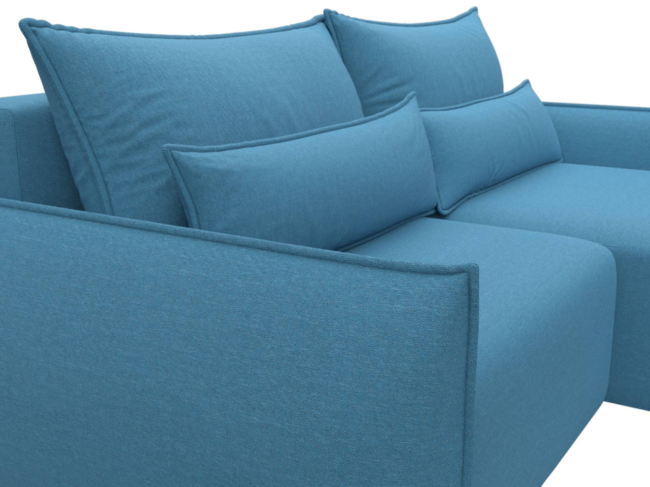 Диваны угловые в гостиную, Диван угловой Лига-051 НПБ угол универсальный, рогожка Амур