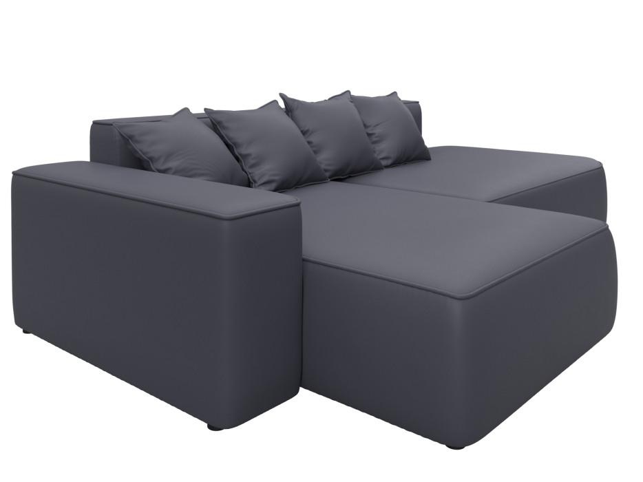 Диваны угловые в гостиную, Диван угловой Лига-065 угол левый, экокожа GRIFON