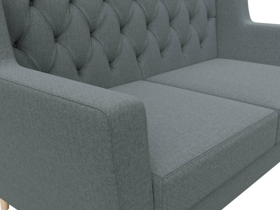 Диваны прямые кухонные, Диван кухонный прямой Брайтон 2 Люкс, рогожка Амур