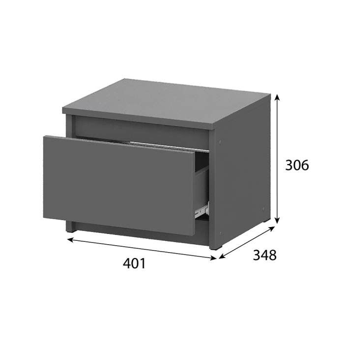 Прикроватные тумбы, Тумба прикроватная Денвер
