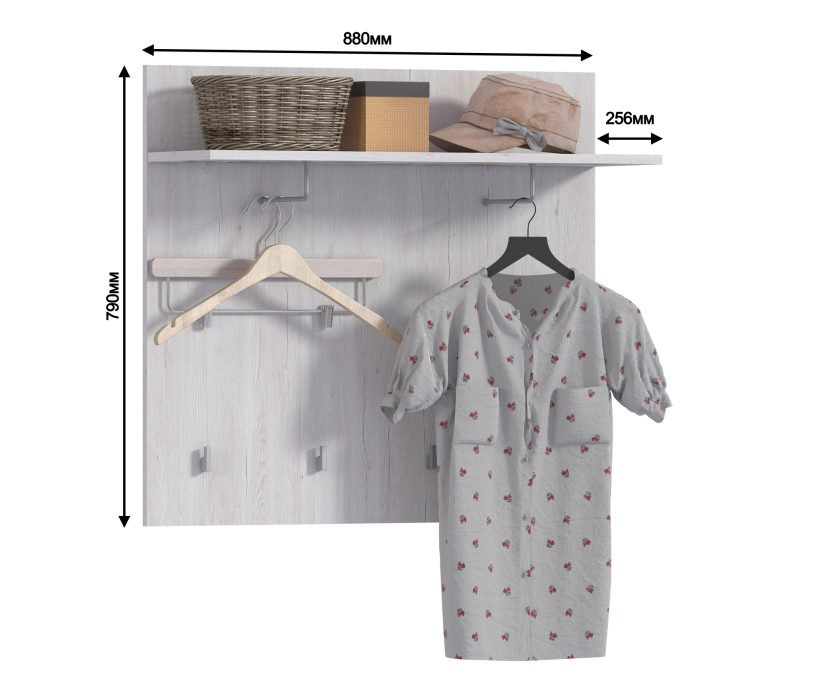 Настенные, Вешалка Амели СБ-2722