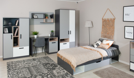 Кровать Квадро 90 со встроенным основанием под матрас