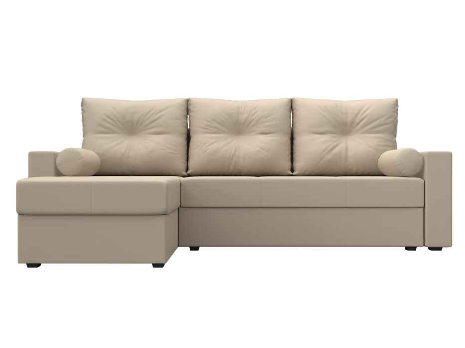 Диваны угловые в гостиную, Диван угловой Верона Лайт левый угол, экокожа