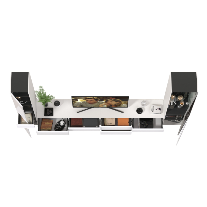 Стенки для гостиной, Мебель в гостиную корпусная Сидней № 135