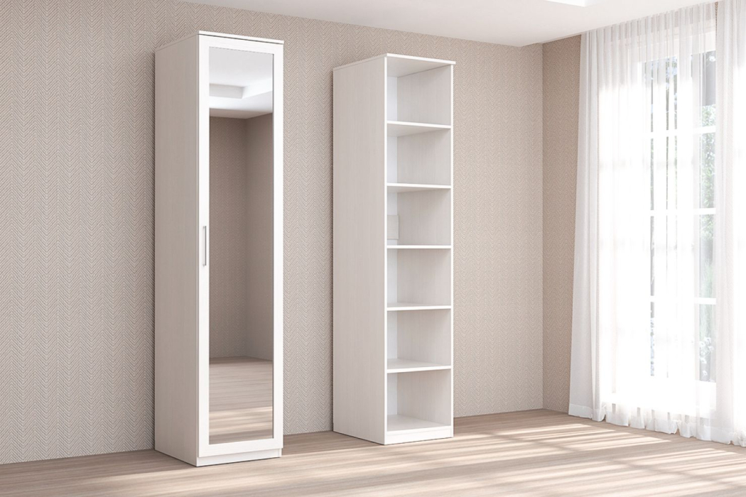 Шкафы пеналы, Пенал с зеркалом КЭТ-4