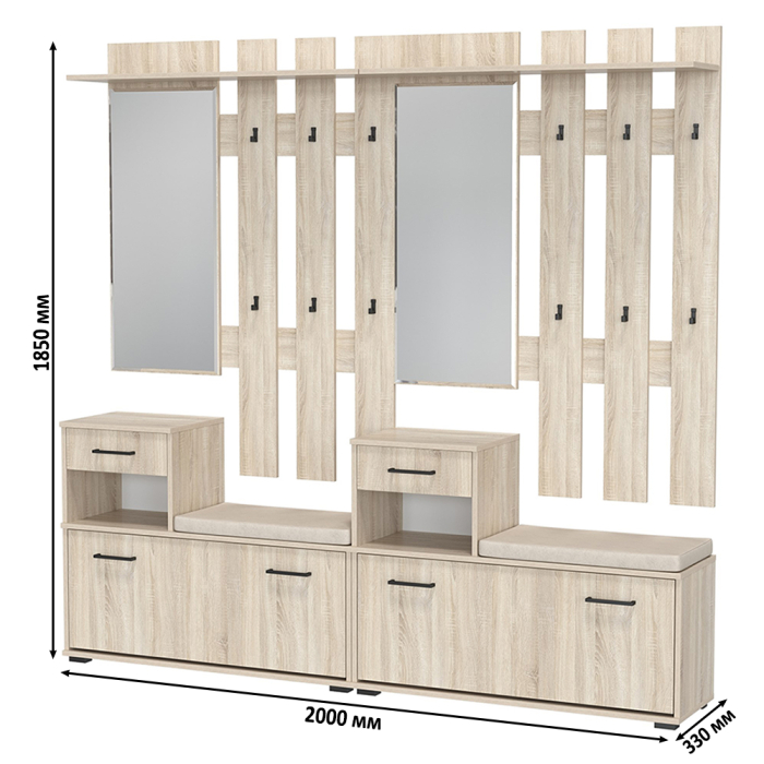 Прихожие, Прихожая Лира модель 2