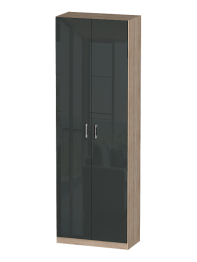 Распашной шкаф Лайф с полками 80*40*240 Дуб сонома