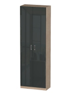 Шкафы двухстворчатые, Распашной шкаф Лайф с полками 80*40*240 Дуб сонома